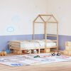 vidaXL Telhado de cama infantil 108x70x176,5cm madeira de pinho maci&ccedil;a