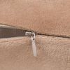 vidaXL Conjunto de 2 almofadas 45x45 cm tecido bege