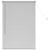 vidaXL Persianas venecianas Prateado 130 x 95 cm Alum&iacute;nio