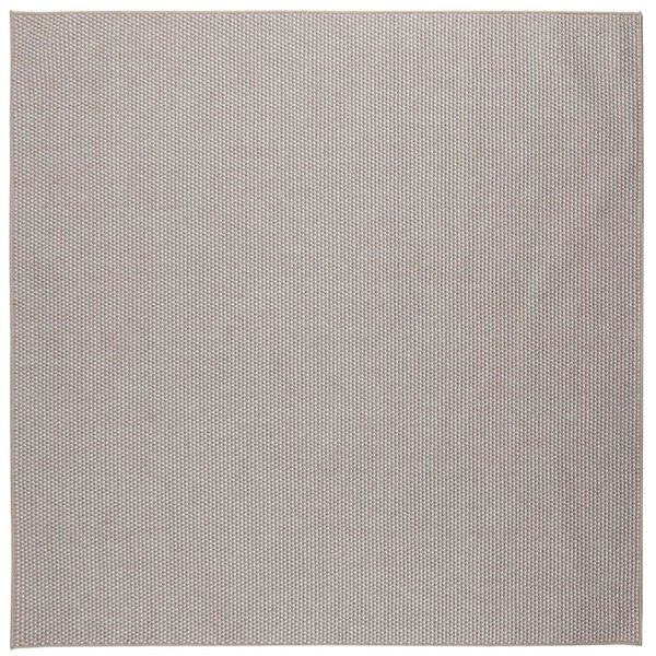 vidaXL Tapetes de &aacute;rea LUGO Creme e Taupe 120 x 120 cm Poli&eacute;ster