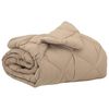 vidaXL Duvet de Ano Inteiro 135 x 200 cm 300 gsm Cinzento-acastanhado