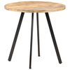 vidaXL Mesa de jantar 80 cm madeira de mangueira &aacute;spera