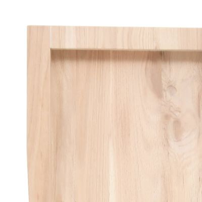 vidaXL Bancada p/ casa de banho 40x30x4 madeira maciça não tratada