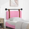 vidaXL Cabeceira Suspensa Liso Rosa 90 x 55 x 5 cm PU Antigo