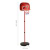 vidaXL Conjunto jogo de basquetebol infantil ajust&aacute;vel 160 cm