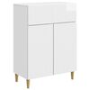 vidaXL Buffet Branco Brilhante 66 x 34,5 x 90 cm Derivados de Madeira