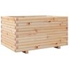 vidaXL Vaso/floreira de jardim 90x60x49,5 cm madeira de pinho maci&ccedil;a