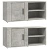 vidaXL M&oacute;veis TV 2 pcs 80x31,5x36 cm derivados madeira cinza cimento