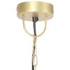 vidaXL Candeeiro suspenso industrial redondo 25 W 30 cm E27 bronze