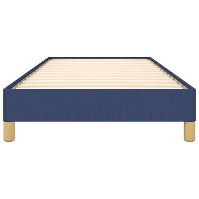 vidaXL Estrutura de cama 90x200 cm tecido azul