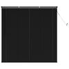 vidaXL Cortina Veneziana Preto 150 x 150 cm 25 mm PVC