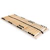 vidaXL Estrado de ripas com 28 ripas 7 zonas 70x200 cm