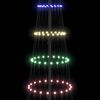 vidaXL Árvore de Natal LED Multicolor 100,5 x 100,5 x 302,5 cm Metal