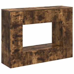 vidaXL Aparador Carvalho Fumado 101 x 29 x 74 cm Madeira engenheirada