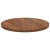 vidaXL Tampo de Mesa Castanho escuro Ø 60 x 2.5 cm