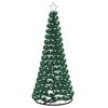 vidaXL &Aacute;rvore de Natal de ouropel com LED e base EKENAS 180 cm 220 LED
