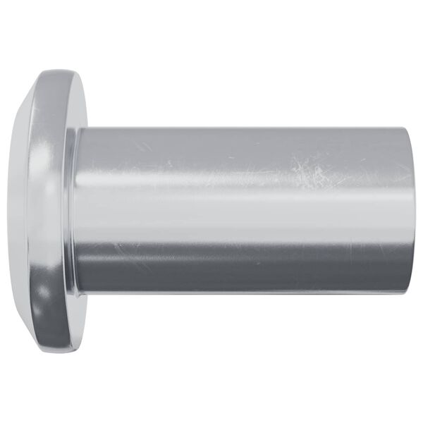 vidaXL Porca de Bloqueio 12 pcs N&iacute;quel M6 x 15 mm A&ccedil;o