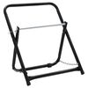 vidaXL Carrinho enrolador mangueira 48 cm 45 kg a&ccedil;o revestido p&oacute; preto