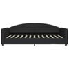 vidaXL Sof&aacute;-cama 100x200 cm tecido preto
