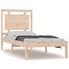 vidaXL Estrutura de cama 90x200 cm madeira maci&ccedil;a
