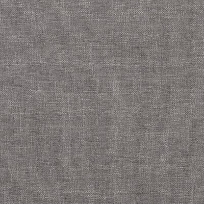 vidaXL Sofá de 2 lugares em tecido 120 cm cinzento-claro