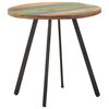 vidaXL Mesa de jantar 80 cm madeira recuperada maci&ccedil;a