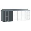 vidaXL Gaiola para P&aacute;ssaros Antracite 645 x 208 x 247 cm