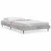 vidaXL Estrutura de cama 90x190 cm derivados de madeira cinza cimento
