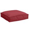 vidaXL Almofada 2 pcs Vinho Vermelho 40 x 40 x 8 cm Tecido Oxford