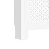 vidaXL Coberturas de radiador 2 pcs 172x19x81,5 cm MDF branco