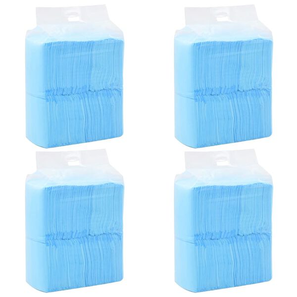 vidaXL Resguardos p/ treino animais de estima&ccedil;&atilde;o 400 pcs 60x60 cm TNT