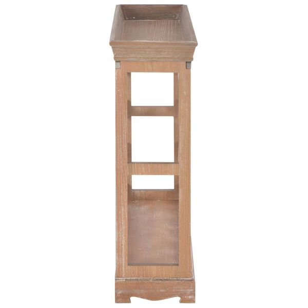 vidaXL Garrafeira castanho 70x22,5x70,5 cm MDF