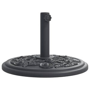 vidaXL Base de guarda-sol para postes de &Oslash;38/48 mm 12 kg redondo