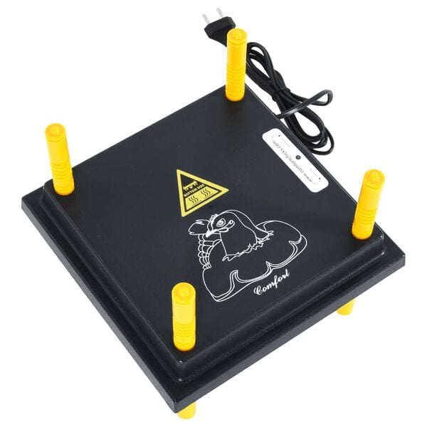 vidaXL Placa de aquecimento para pintos e patinhos 25x25 cm