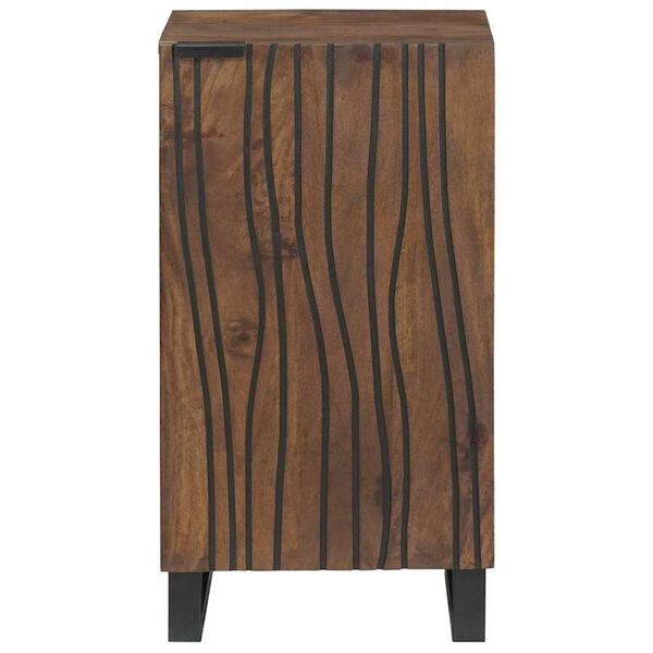 vidaXL Sideboard Castanho 40 x 33 x 75 cm Madeira de mangueira maci&ccedil;a