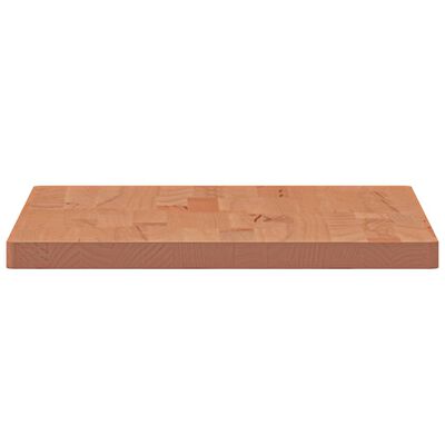 vidaXL Bancada para casa de banho 60x40x2,5 cm madeira de faia maciça