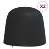 vidaXL Capas para cadeira ovo dupla 2 pcs &Oslash; 230x200 cm oxford 420D