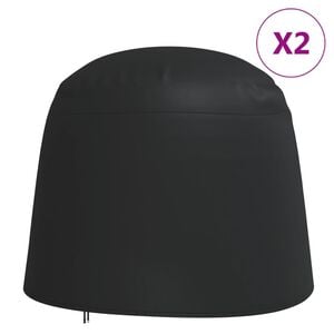 vidaXL Capas para cadeira ovo dupla 2 pcs &Oslash; 230x200 cm oxford 420D