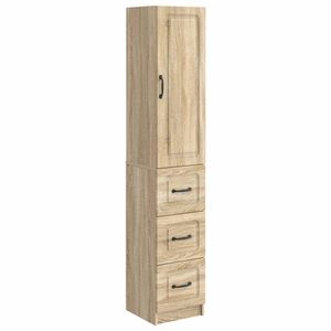 vidaXL Conjunto de Gabinete 2 pcs Carvalho Sonoma 33 x 34,5 x 87 cm