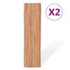 vidaXL Cercas em bambu 2 pcs 100x400 cm