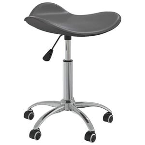 vidaXL Cadeira de escrit&oacute;rio couro artificial cinzento