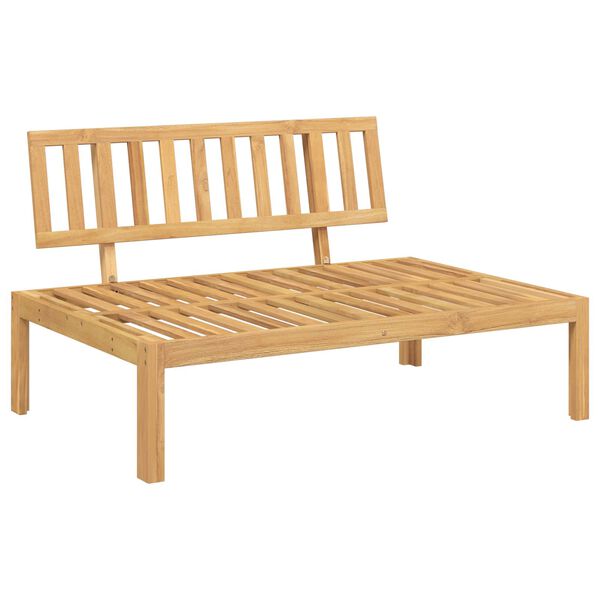 vidaXL Conjunto de Sof&aacute;s com almofada Liso Creme 120 x 80 x 69 cm