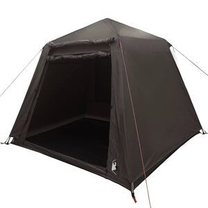 vidaXL Tenda de pesca para 4 pessoas liberta&ccedil;&atilde;o r&aacute;pida castanho