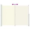vidaXL Toldo lateral retr&aacute;til para p&aacute;tio 220x300 cm creme