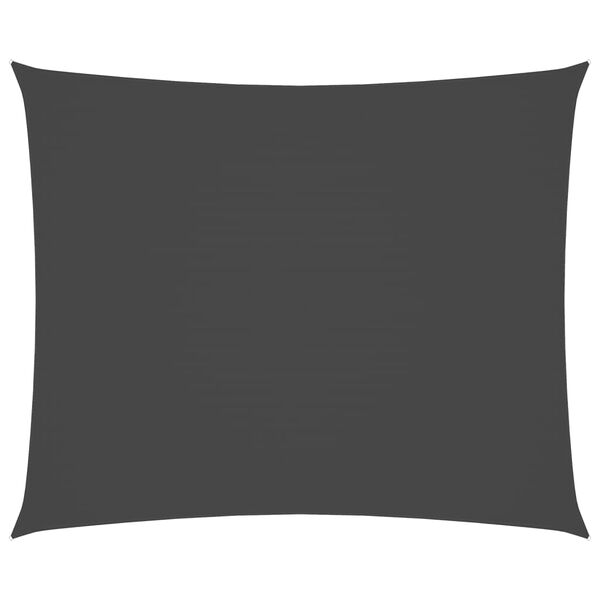 vidaXL Para-sol estilo vela tecido oxford retangular 6x7 m antracite