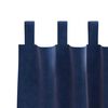 vidaXL Cortinas opacas 2 pcs Azul Escuro 140 x 225 cm Veludo