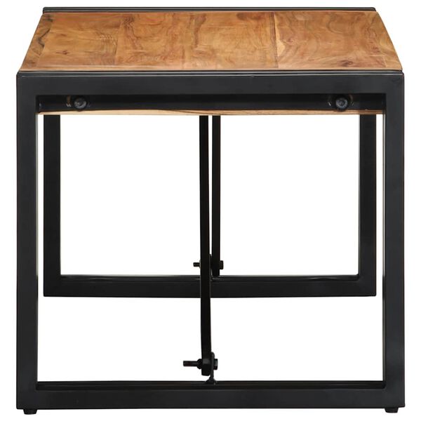 vidaXL Mesa de centro 80x40x35 cm madeira de ac&aacute;cia maci&ccedil;a