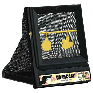vidaXL Alvo de Airsoft Preto 19 x 26 x 25 cm Pl&aacute;stico