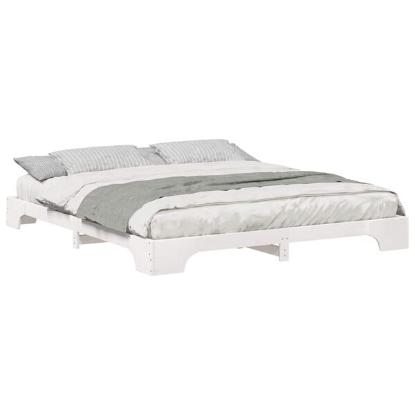 vidaXL Estrutura da Cama Branco 200 x 210 cm