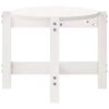 vidaXL Mesa de centro 87x48x35 cm madeira de pinho maci&ccedil;a branco